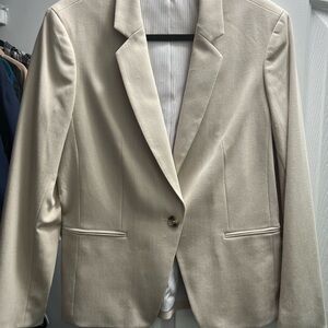 Size 14.  Brand: Express.  Style: Blazer.  Color: Gray.